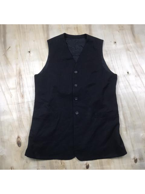 Yohji Yamamoto Archive Y’s By Yohji Yamamoto Nylon Wool Over Buckle Vest