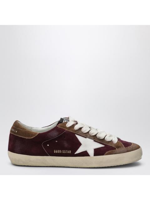 Golden Goose Golden Goose Bordeaux/White/Brown Super Star Sneaker Men