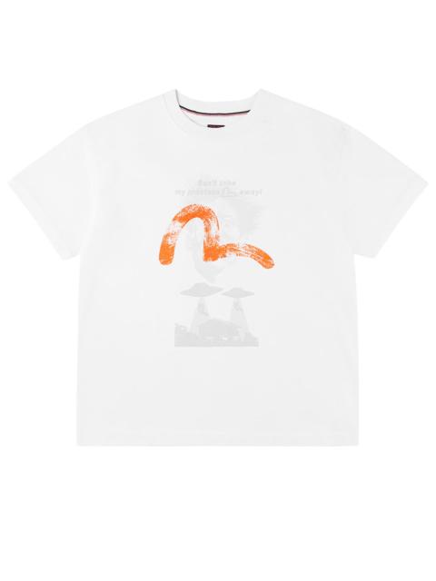 EVISU UFO Abduction Print Relax Fit T-shirt