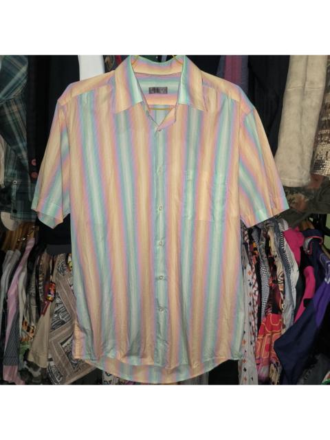 Givenchy Vintage 2000s Givenchy Rainbow Stripe Shirts