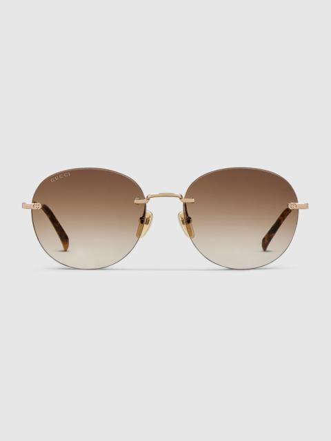 GUCCI Specialized fit frameless sunglasses