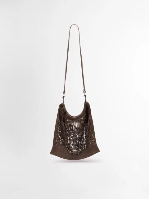 Lemaire LARGE CROSSBODY FILT NET SHOPPING BAG