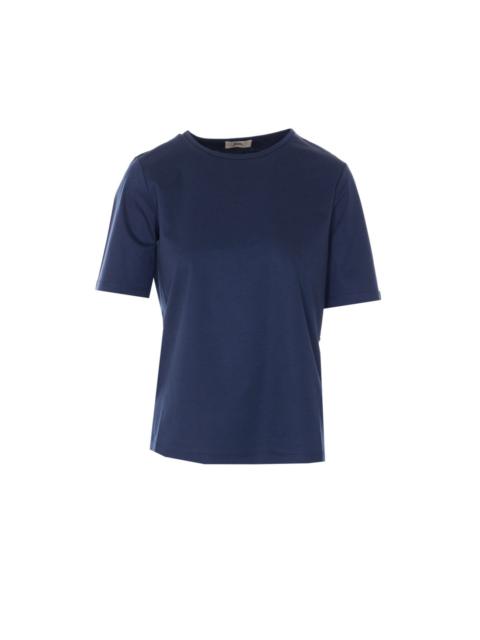 Herno Herno Women T-Shirt With Buttoned Lateral Split