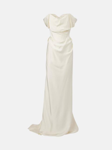 Vivienne Westwood Bridal Nova Cocotte satin corset gown