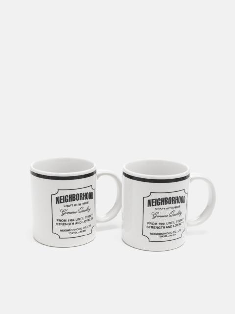 NEIGHBORHOOD Mug Cup Set Black