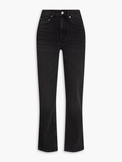 maje High-rise bootcut jeans