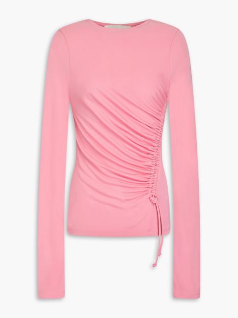 RÓHE Ruched jersey top