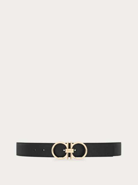 Reversible and adjustable Gancini belt