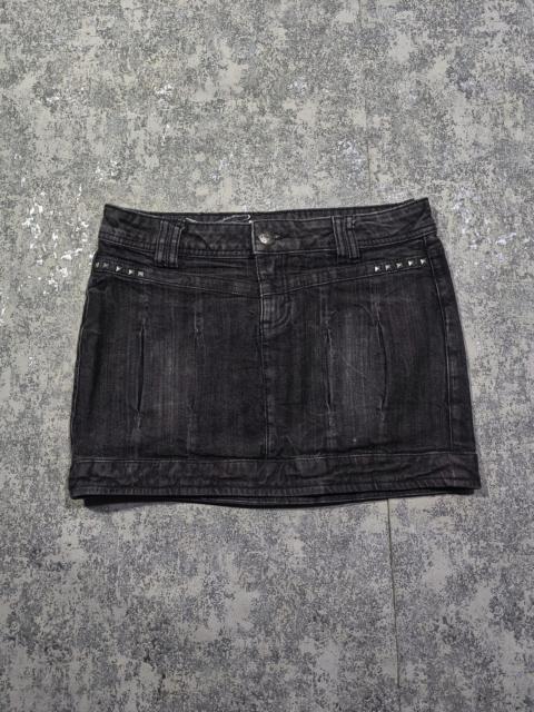 Hysteric Glamour vtg grunge y2k studded emo mini skirt cargo