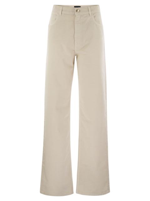 Other Designers Fay Women 5-Pocket Trousers In Stretch Cotton Drill