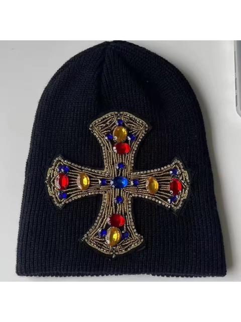 Other Designers Japanese Brand - Jeweled Gothic Cross Beanie