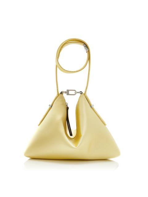 TOTEME Satin Scoop Wristlet yellow
