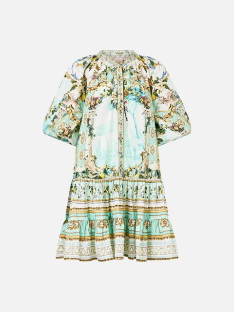 CAMILLA PUFF SLEEVE SHIRT DRESS