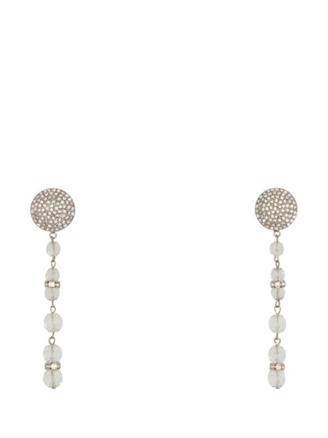 Alessandra Rich Alessandra Rich Women Crystal Earring With Glass Pendant