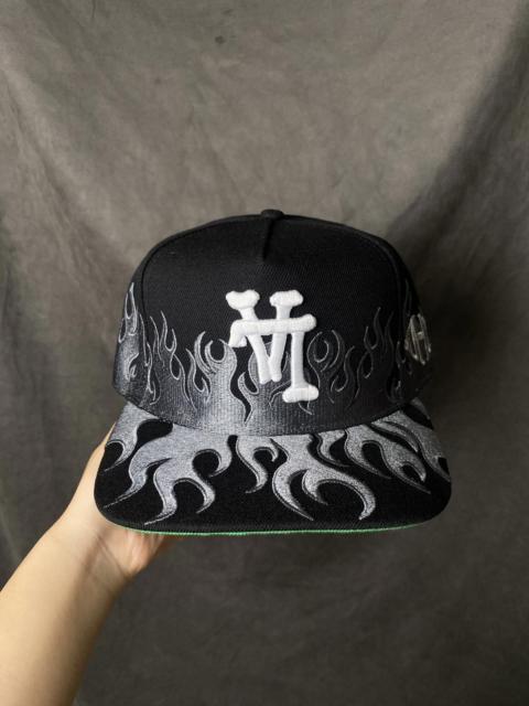 Other Designers Japanese Brand - Rare Kill The Hype LA Lakers Purple Gold Flames Snapback Hat