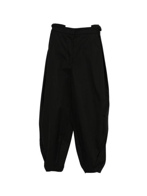 Loewe Cotton and silk draped trousers