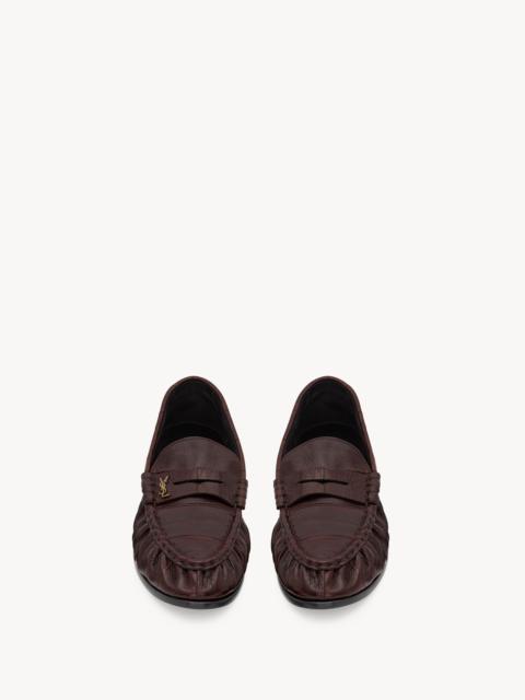 SAINT LAURENT LE LOAFER SUPPLE IN EEL