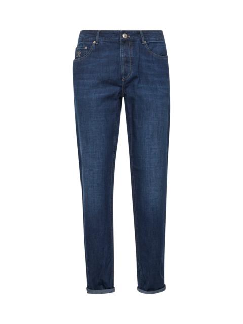 Brunello Cucinelli Brunello Cucinelli Men Straight-Leg Cotton Denim Jeans