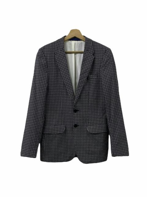Paul Smith Rare🌑Paul Smith Uk Blazer Style Jacket Geometric Design