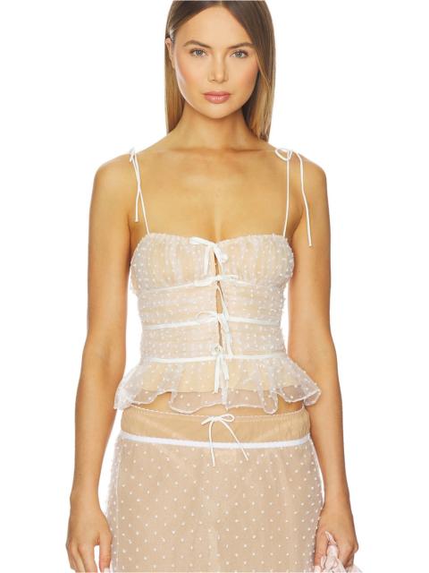 For Love & Lemons Devon Dot Bustier