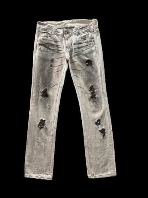 Other Designers If Six Was Nine - JAPAN BRAND DISTRESS DENIM AGATE LABEL SLIM STRAIGHT TYPE