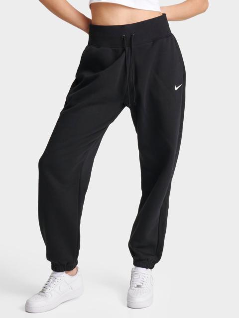 Nike WOMEN'S NIKE SPORTSWEAR PHOENIX FLEECE OVERSIZED HIGH-WAIST JOGGER PANTS