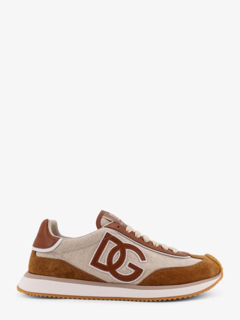 Dolce & Gabbana Dolce & Gabbana DG Cushion Canvas Sneakers Brown