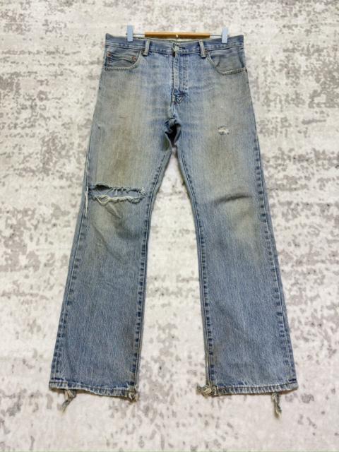 Levi's Vintage Levi's 517 Flared Bootcut Mud Wash Distressed Jeans