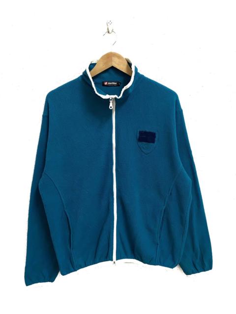Other Designers Vintage - VINTAGE LOTTO SMALL LOGO SPORTSWEAR FLEECE ZIPPER SWEATER