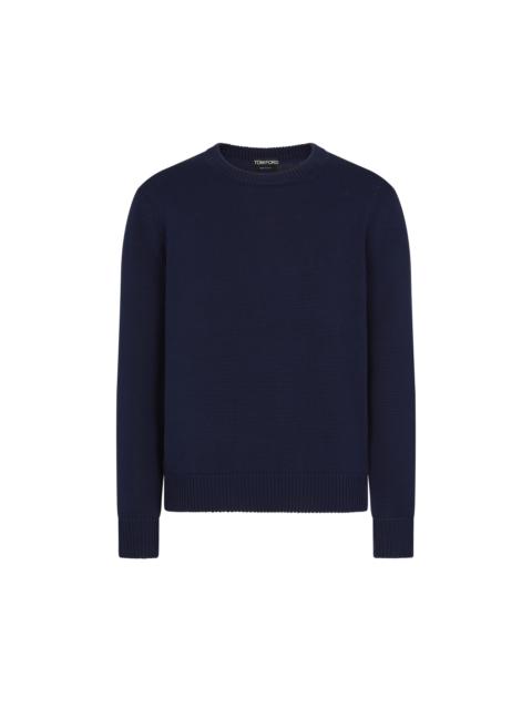 TOM FORD LIGHTWEIGHT COTTON BLEND CREW NECK