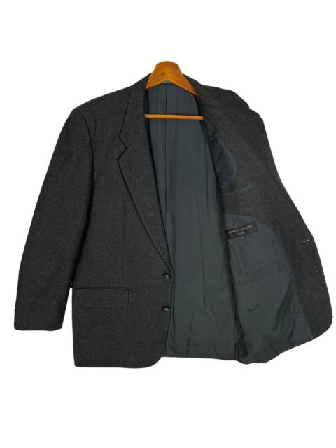 Comme des Garçons Homme Dark Gray Notch Lapel Blazer