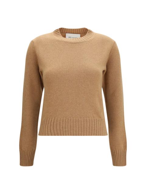 AMI Paris AMI Paris Ami De Coeur Sweater Camel