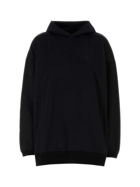 GUCCI Gucci Women Black Cotton Blend Oversize Sweatshirt
