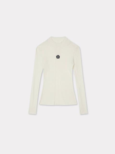 KENZO 'Boke Flower 2.0' embroidered long sleeve rib top