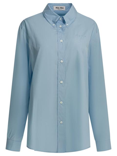 Miu Miu Miu Miu Casual Shirt With Logo