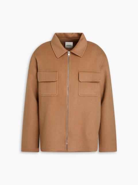 Sandro Wool-blend felt jacket