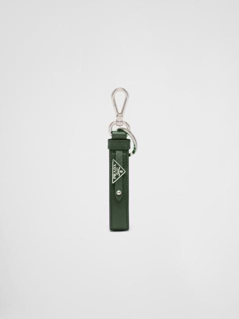 Prada Saffiano leather keychain