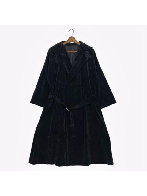 Yohji Yamamoto Y’s Yohji Yamamoto Black Velvet Long Coat