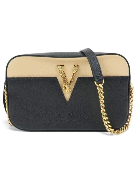 VERSACE Virtus leather crossbody bag