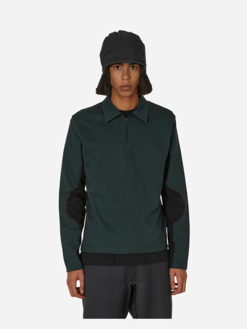 GR10K Half Zip Polo Sweater Forest Green