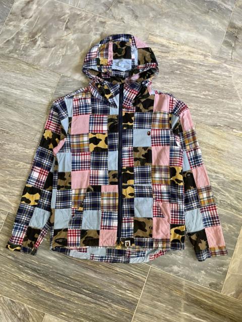 A BATHING APE® Bape Patchwork 1st Camo Zip-Up Hoodie