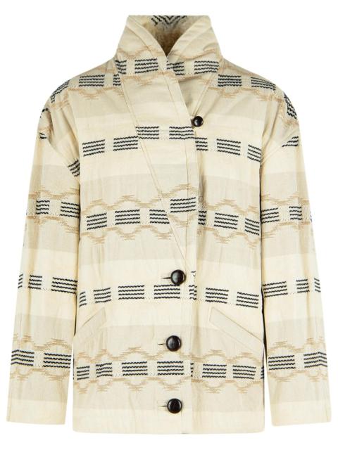 Isabel Marant Étoile Isabel Marant Etoile 'QUAYLA' Beige Cotton Blend Jacket