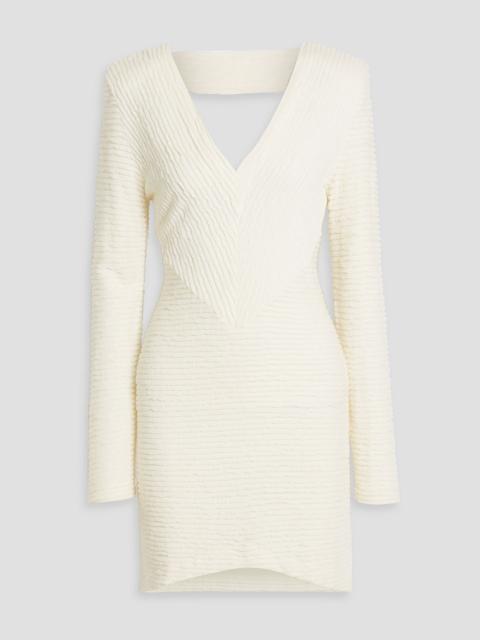 Other Designers Othilie ribbed-knit mini dress