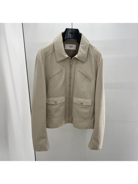 CELINE Celine Leather Jacket in Small