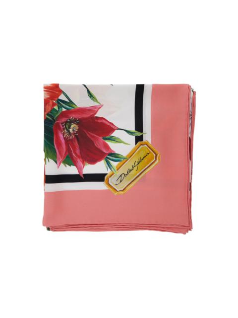 Dolce & Gabbana Floral Print Scarf