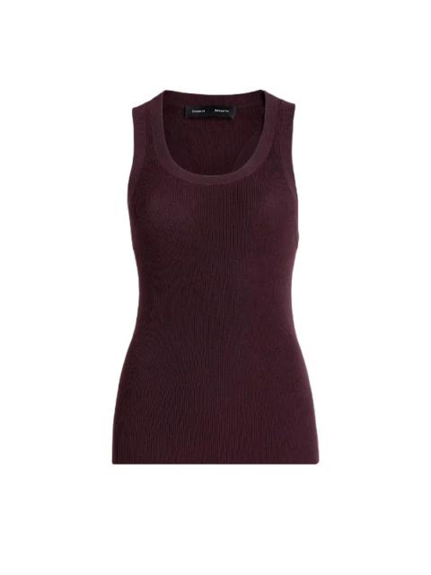 Proenza Schouler Roberts Knit Tank in Aubergine