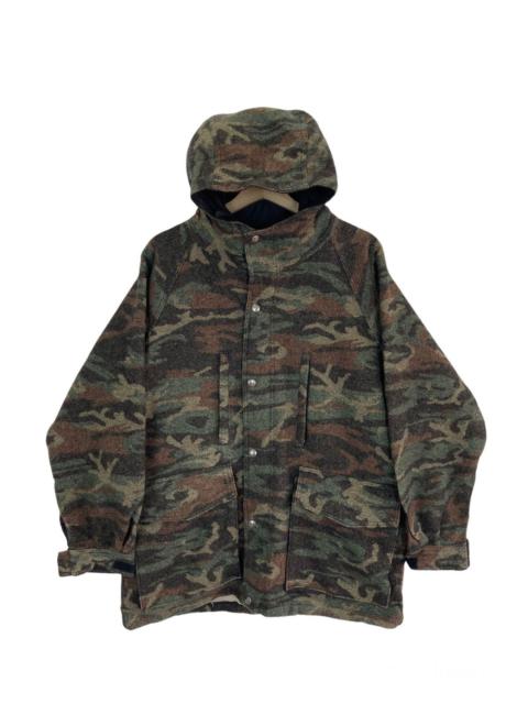 Other Designers South2 West8 - 90’s WHEATHER EFFECT HOODIE WOOL JACKET SOUTH 2 WEST 8 CAMO