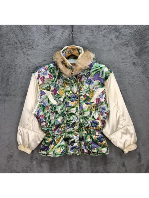 Other Designers Japanese Brand - WINDEX PRO FLORAL FUR HOODIE SKI JACKET #5882-212