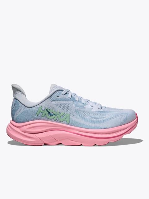 HOKA Women's Clifton 10 Shoes in Overcast/Petal