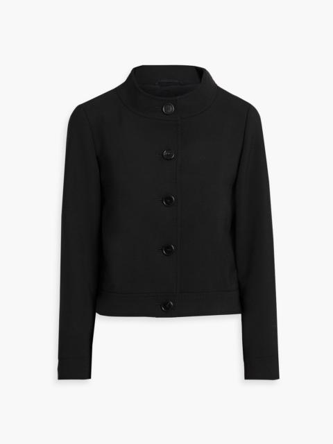 Max Mara Lamine wool-blend crepe jacket